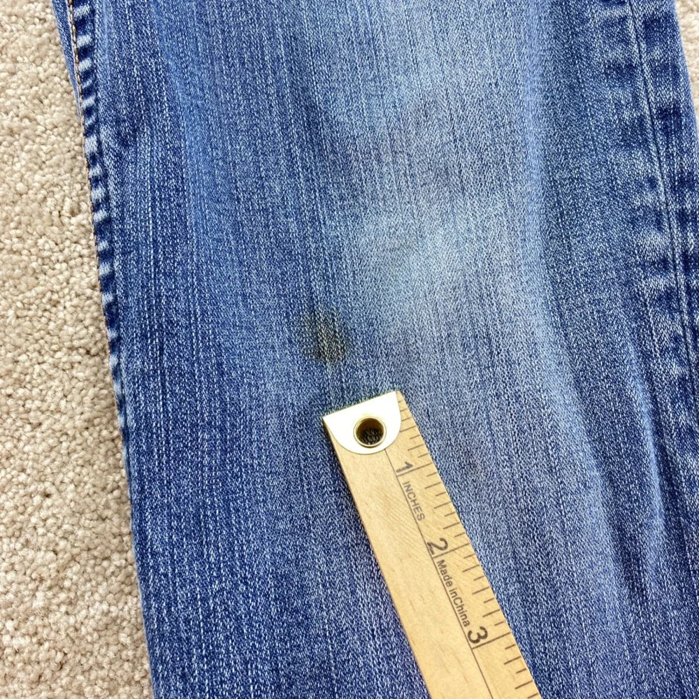Silver Jeans Brianna Bootcut Womens 31 Blue Denim Low Rise Raw Hem‎ L31860